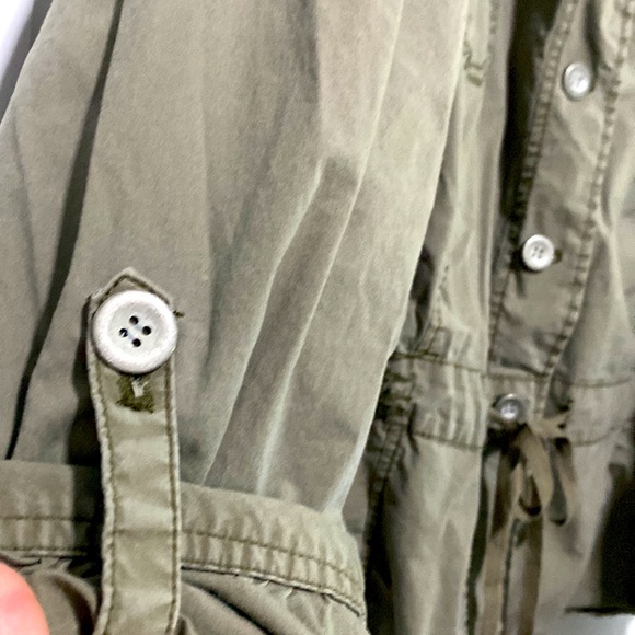 Lane Bryant Olive Utility Jacket |Size 28 - Picture 8 of 9